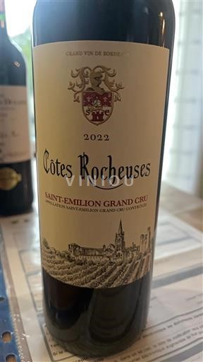 Burdeos Saint-Émilion Gran Cru Grand Cru Côtes Rocheuses 2022