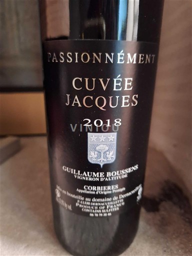 Langvedok Corbières Domaine Dernacueillette Jacques Passionnément 2018