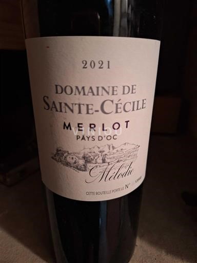 Languedoc in Roussillon Pays d'Oc Domaine Sainte-Cécile Mélodie 2021