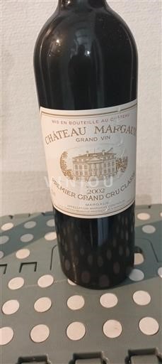 Bordeaux Margaux Premier Grand Cru Classé Château Margaux 2002