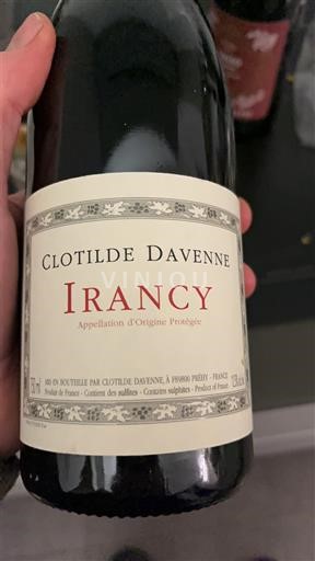 Bourgogne Irancy Clotilde Davenne 2022