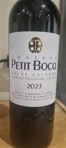 Burdeos Saint-Estèphe Château Petit Bocq 2023