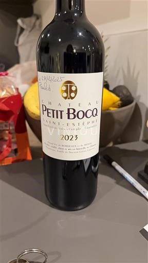 Bordeaux Saint-Estèphe Château Petit Bocq 2023