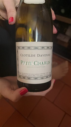 Borgonha Petit-chablis Clotilde Davenne 2022