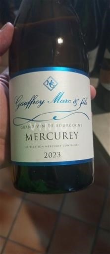 Bourgogne Mercurey Gauffroy Marc & Fils 2023