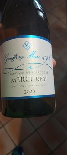 Bourgogne Mercurey Gauffroy Marc & Fils 2023