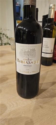 Bordeaux Fronsac Château Barrabaque Tradition 2019