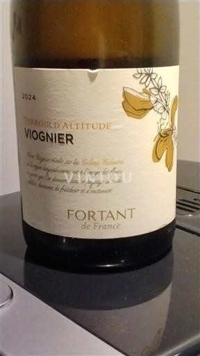 Linguadoca e Rossiglione Paese d'Oc Fortant de France Terroir d'Altitude Viognier 2024