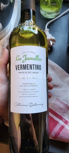 Languedoc-Roussillon Pays d'Oc Les Jamelles Vermentino 2022