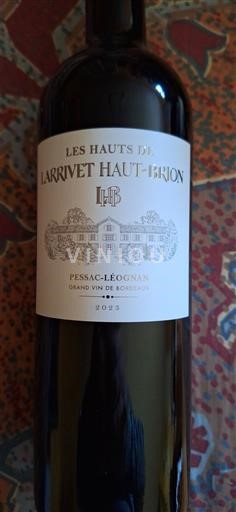 Bordeaux Pessac-Léognan Larrivet Haut-Brion Les Hauts de Larrivet Haut-Brion 2023