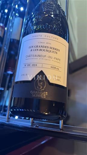 Valle del Ródano Châteauneuf-du-Pape. Les Grandes Serres Les Grandes Serres & Les Bousquets 2018