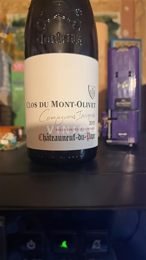 Vallée du Rhône Châteauneuf-du-pape Clos du Mont-Olivet des Compagnons Inconnus 2019