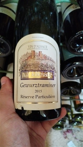 Alsace Gewurztraminer A. Scherer Réserve Particulière 2015