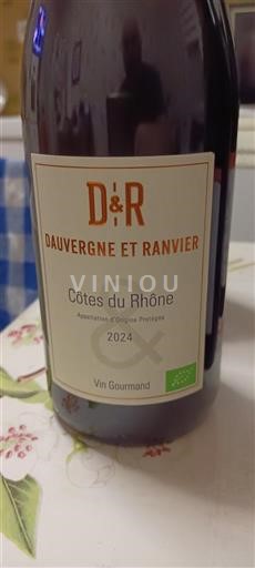 Vallée du Rhône Côtes-du-rhône Dauvergne et Ranvier Vin Gourmand 2024