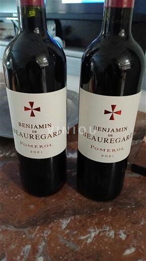 Bordeaux Pomerol Benjamin de Beauregard 2021