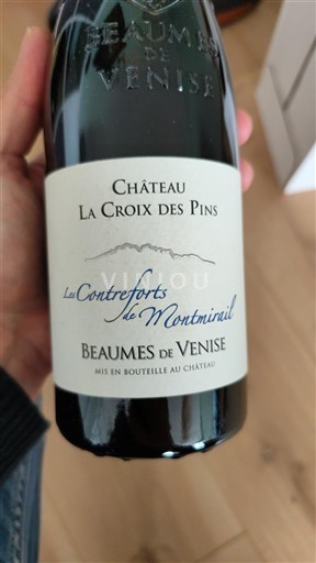 Rona dolina Beaumes de Venise Château La Croix des Pins Les Contreforts du Montmirail 2023