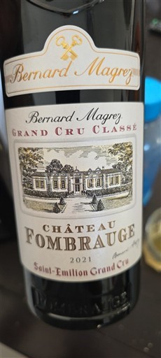 Bordeaux Saint-Émilion Grand Cru Grand Cru Classé Château Fombrauge 2021