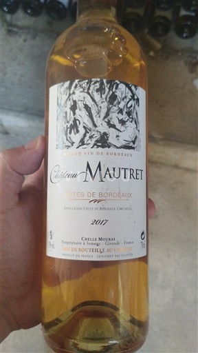 Bordeaux Côtes-de-Bordeaux Château Mautret 2017