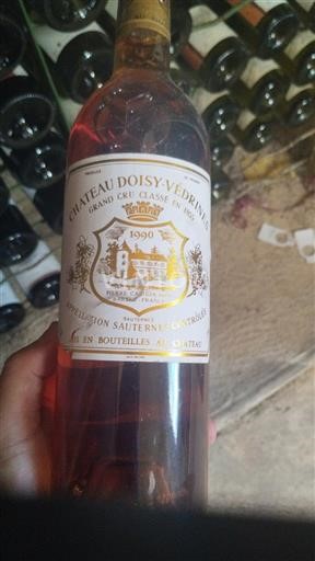 Bordeaux Sauternes Grand Cru Château Doisy-Védrines 1990
