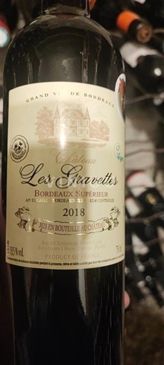 Bordeaux Bordeaux Supérieur Château Les Graveltes 2018