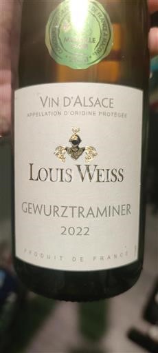Alsace Grand Cru Louis Weiss Gewurztraminer 2022