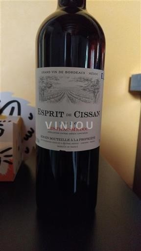 Bordeaux Listrac-Médoc Esprit de Cissan 2016