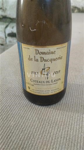 Vallée de la Loire Coteaux-du-layon Domaine La Ducquerie 2013