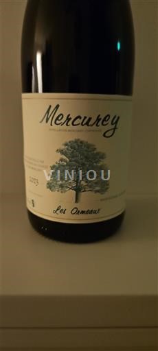 Bourgogne Mercurey Les Ormeaux 2023