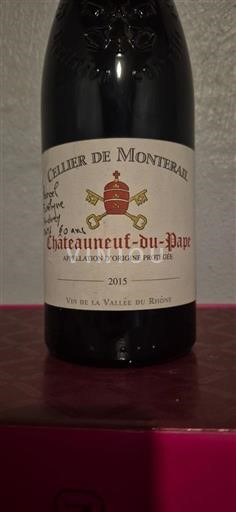 Valle del Ródano Châteauneuf-du-Pape. Cellier de Monterail 2015