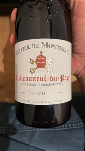 Valle del Ródano Châteauneuf-du-Pape. Cellier de Monterail 2015