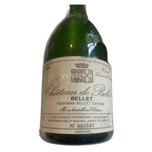 Provansa Bellet Château de Bellet Rose de Bellet 2001