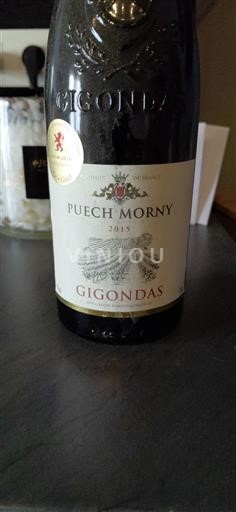 Rhône-dalen Gigondas Puech Morny 2015