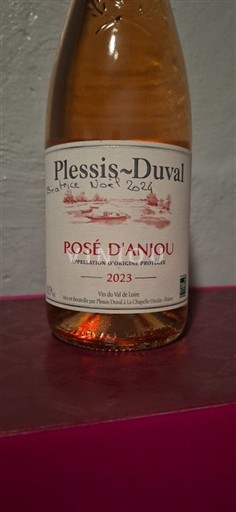 Thung lũng sông Loire Rosé d'Anjou Plessis-Duval 2023