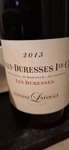Bourgondië Auxey-Duresses Premier Cru Domaine Lafouge Les Duresses 2013