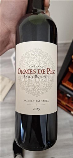 Bordéus Saint-Estèphe Château Ormes de Pez 2023