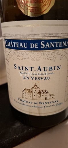 Bourgogne Saint-Aubin Château Santenay En Vesvau 2013