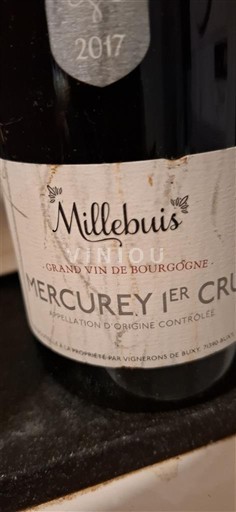 Bourgogne Mercurey Premier Cru Millebuis 2017