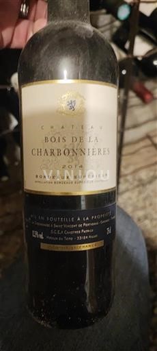 Bordeaux Bordeaux Supérieur Château Bois de la Charbonnières 2016