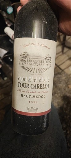 Bordeaux Haut-Médoc Château Tour Carelot 1998
