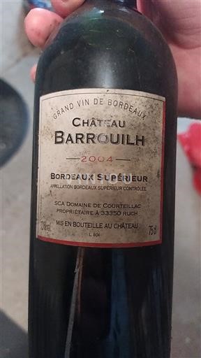 Bordeaux Bordeaux Supérieur Château Barrouilh 2004