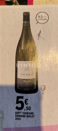 Valle della Loira Touraine Domaine Malet 2024