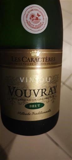 Thung lũng sông Loire Vouvray Les Caractères Không niên vụ