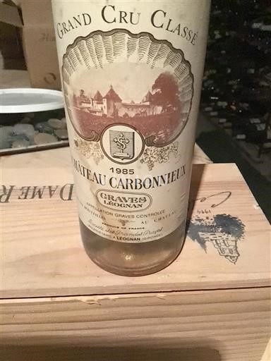 Bordeaux Graves Grand Cru Classé Château Carbonnieux 1985