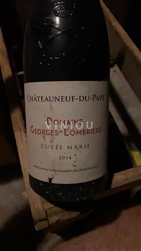 Thung lũng Rhône Châteauneuf-du-pape Domaine Georges-Lombrière Marie 2014