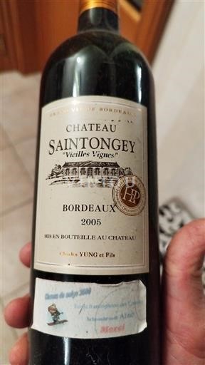 Bordeaux Château Saintongey Vieilles Vignes 2005