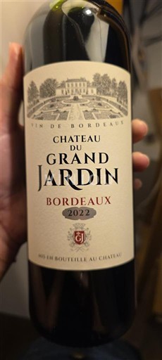 Bordeaux Château Grand Jardin 2022