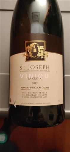 Rhônetal Saint-Joseph Château Lupe La Croix 2013
