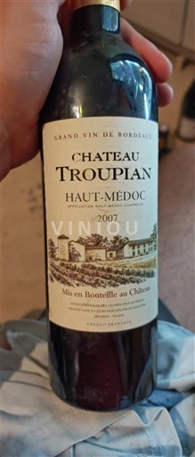 Bordeaux Haut-Médoc Château Troupian 2007