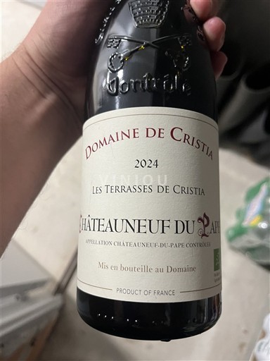 Rhônevallei Châteauneuf-du-Pape Domaine Cristia Les Terrasses de Cristia 2024