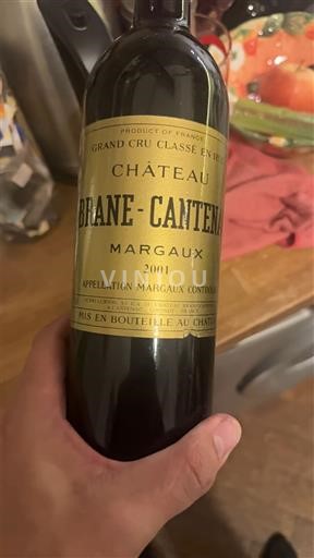 Bordeaux Margaux Grand Cru Château Brane-Cantenac 2001
